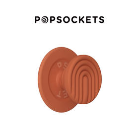 【陶之道】原土 MAGSAFE磁吸式支架 圆啪嗒系列 红色 纹理