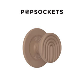【陶之道】陶坯 MAGSAFE磁吸式支架 圆啪嗒系列 棕色 纹理
