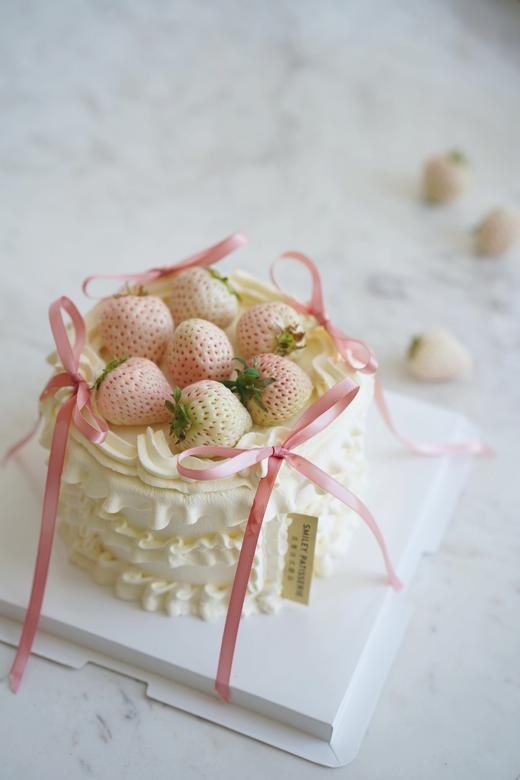 简约奶油蛋糕 | 抹茶草莓 - 淡雪初茶 商品图0