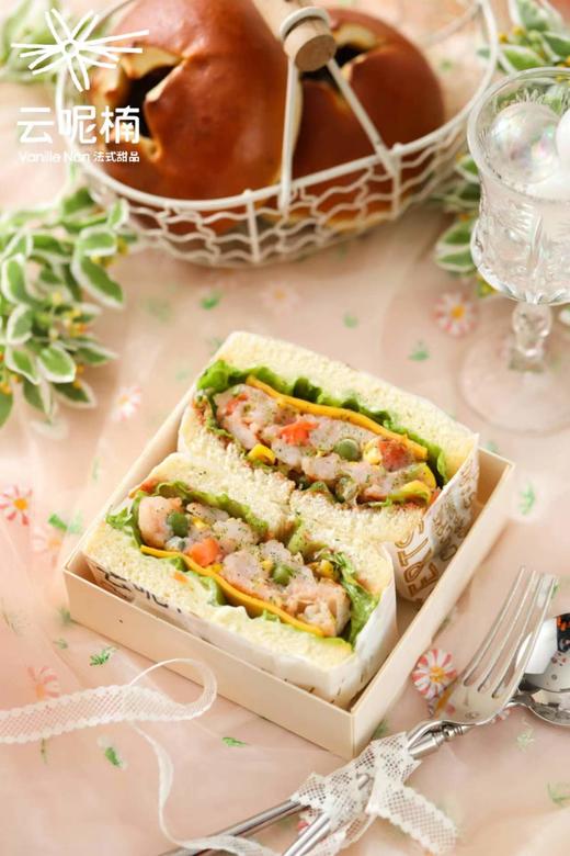 芝士虾滑时蔬三明治 商品图1