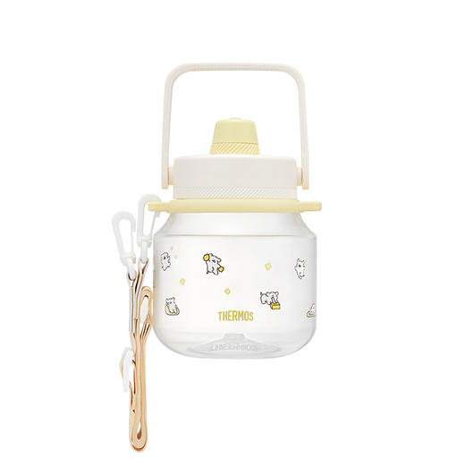 【特惠6折】膳魔师儿童水杯夏季郊游直饮吸管便携水杯线条小狗系列1200ml 商品图10