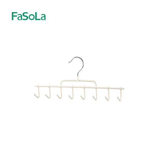 FaSoLa多功能浸塑挂钩衣架阳台衣柜干湿两用浸塑防滑无痕衣架衣挂 商品图5