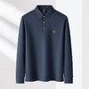 【华夫格】罗蒙男士春秋抗皱免烫polo衫男长袖t恤男商务男士polo衫 商品缩略图7