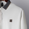 【双面含桑蚕丝】罗蒙男士绣花polo衫男长袖t恤男春秋男士polo衫 商品缩略图6