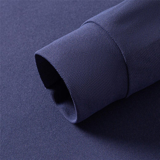 【绣花胸标】罗蒙春秋男士仿丝光polo衫男长袖t恤男商务男士polo衫 商品图7