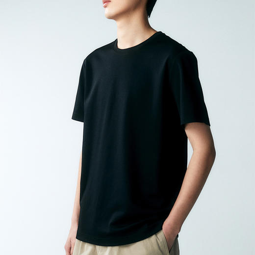 【89元到手三件！】BASIC LIVE男女匹马棉短袖T恤（4-205） 商品图3