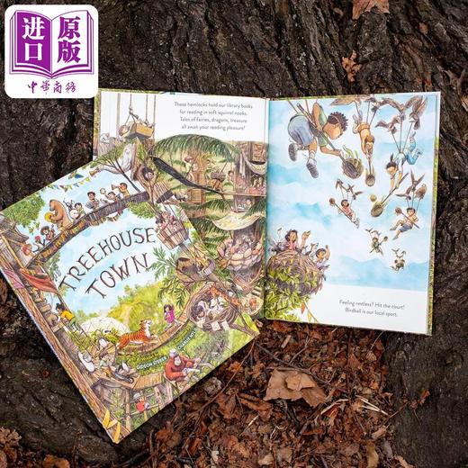 【中商原版】树屋上的小镇 Charlie Mylie Treehouse Town 英文原版 儿童绘本 图画故事书 精装精品绘本 进口童书 4-8岁 商品图3