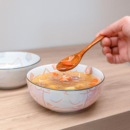 美浓烧蜡笔猫兔子系列餐具散件 商品图5