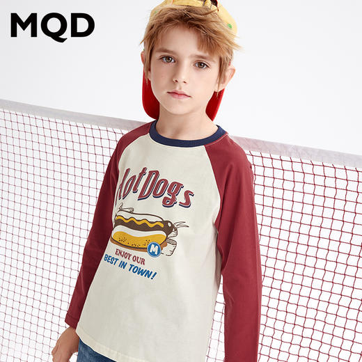 【MQD】童装儿童春秋新款卡通印花圆领套头宝宝上衣潮9633W0309 商品图0