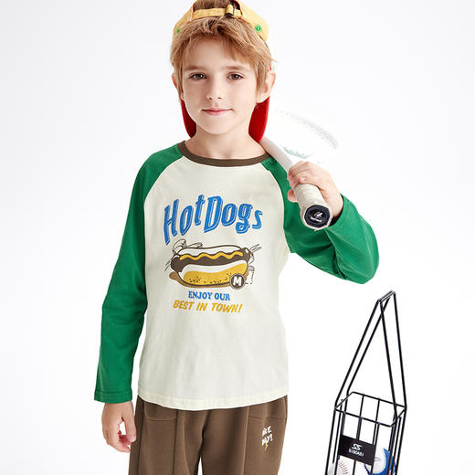 【MQD】童装儿童春秋新款卡通印花圆领套头宝宝上衣潮9633W0309 商品图2