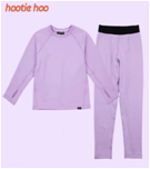 25/26Hootie Hoo Kids Torrent Fleece Set紫
