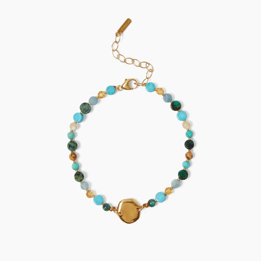 订购6周到｜Chan Luu-MARRAKESH-绿松石 黄水晶 贝母 手链［美国设计师］ 商品图2