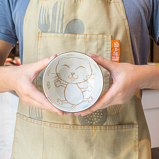 美浓烧蜡笔猫兔子系列餐具散件 商品图4
