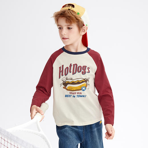 【MQD】童装儿童春秋新款卡通印花圆领套头宝宝上衣潮9633W0309 商品图1