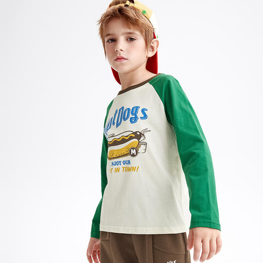 【MQD】童装儿童春秋新款卡通印花圆领套头宝宝上衣潮9633W0309 商品图3