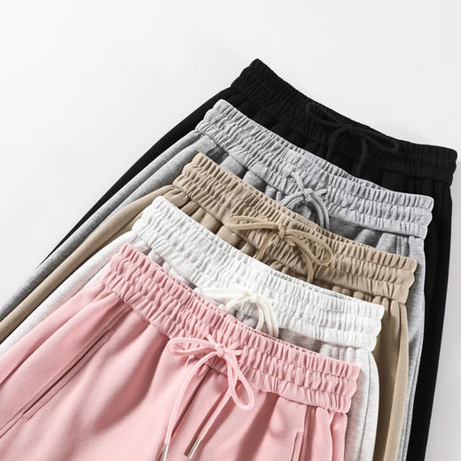 新款窄版镰刀裤卫裤 垂感直筒阔腿裤（4-304） 商品图12