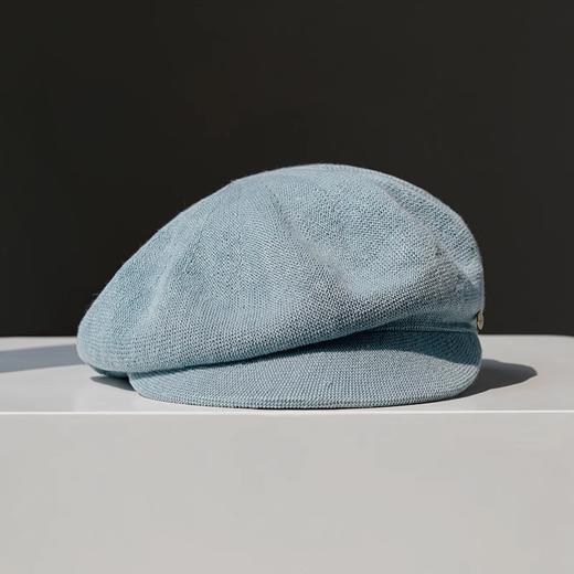 BY296 疯帽子与爱丽丝天然亚麻透气八角报童帽女春夏季日系贝雷鸭舌帽画家帽 商品图2