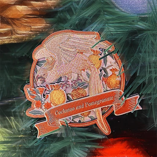 V&A博物馆威廉莫里斯系列玫瑰 沃尔特克兰系列凤头鹦鹉和石榴 冰箱贴 商品图5