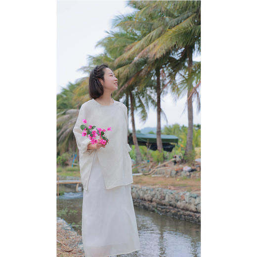 【抖音专属】【春思系列】套头衫（24708168凝脂） 商品图1