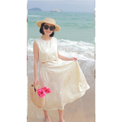 【抖音专属】【陌上花系列】连衣裙（24707351凝脂） 商品图0