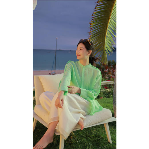 【线上专属】【陌上花系列】衬衫（24710204-天缥） 商品图3