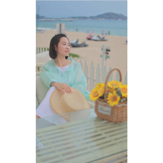 【抖音专属】【陌上花系列】连衣裙短款（24707347-天缥） 商品图1