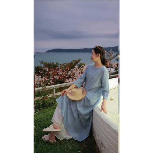 【线上专属】【陌上花系列】连衣裙（24707350-晴山） 商品图0