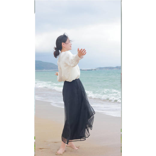 【抖音专属】【春思系列】飘纱半裙（24706145獭见） 商品图4