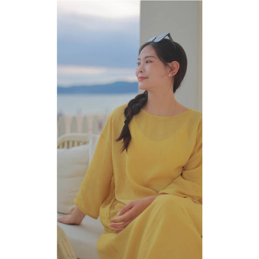 【抖音专属】连衣裙（20707175B-姚黄） 商品图2