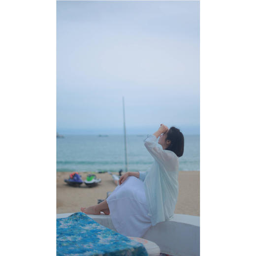 【抖音专属】【陌上花系列】压褶衬衫（24710256-浅云） 商品图3