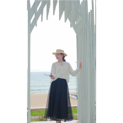 【抖音专属】【春思系列】飘纱半裙（24706145獭见） 商品图0