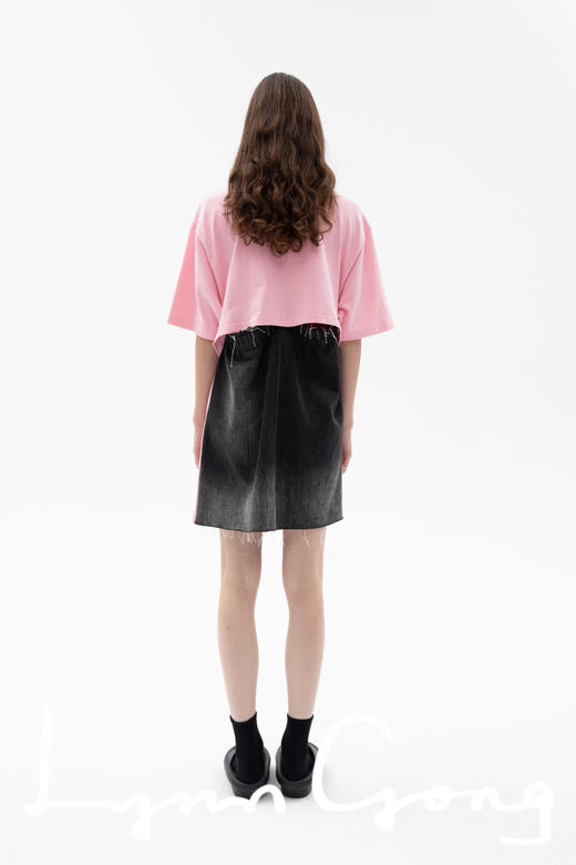 纽结拼牛仔连衣裙 商品图3