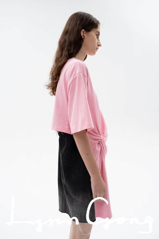 纽结拼牛仔连衣裙 商品图4