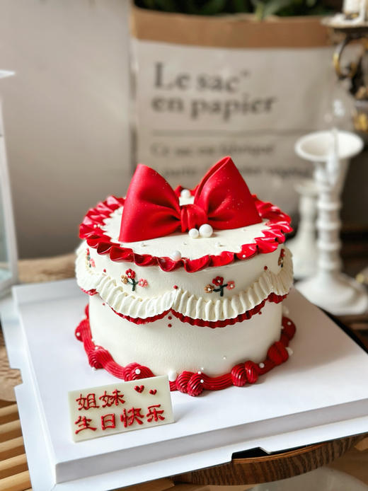 蝴蝶结蛋糕 商品图1