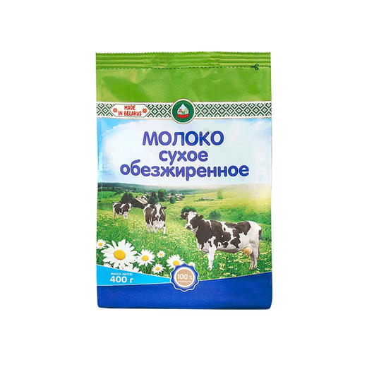 白俄罗斯进口 格里则牌脱脂奶粉400g 商品图5