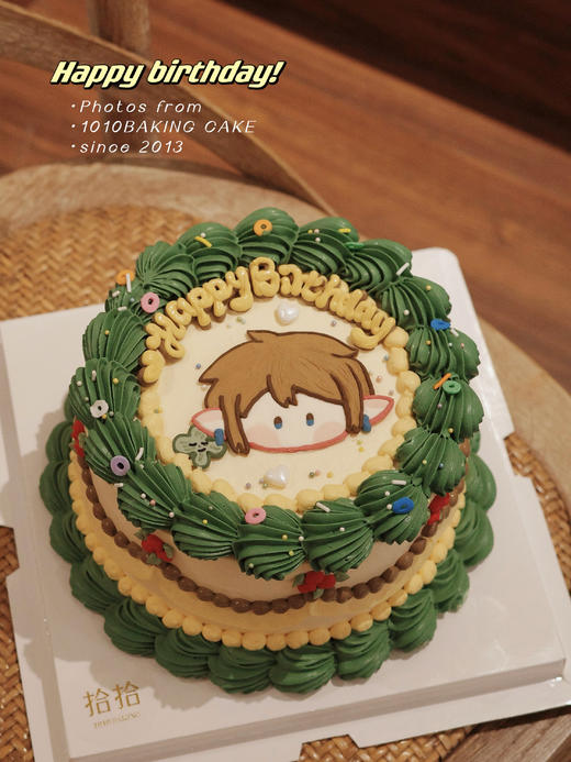 「塞尔达林克·游戏主题」手绘蛋糕·100%动物奶油（附图6寸·提前3天预订） 商品图2