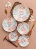 有古窑碗盘子菜盘家用高级米饭碗 日式釉下彩面碗高颜值平盘浅盘12件套 商品缩略图9