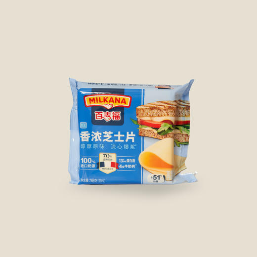 百吉福芝士片家庭装 166g 商品图0