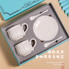 B-SM-5059 羊脂玉瓷铃兰花咖啡茶具 对杯 商品缩略图3