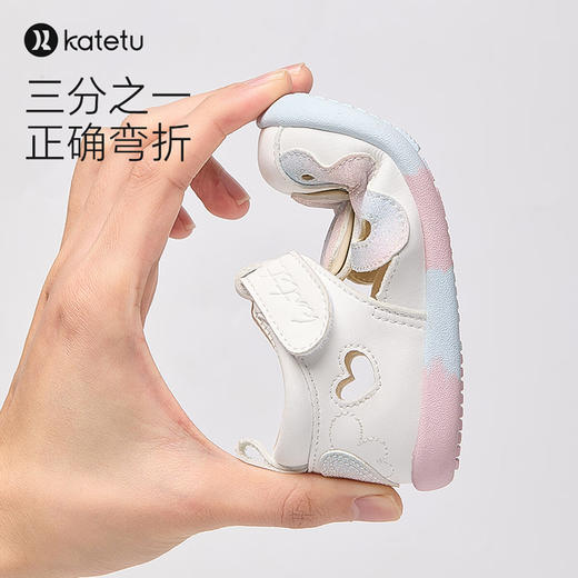 卡特兔儿童凉鞋女孩2024夏季新款公主鞋软底防滑学步机能鞋婴儿鞋 商品图4