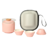 B-SM-5057 竹影快客杯旅行茶具(黑 白 粉） 商品缩略图3