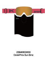 23/24ANON雪镜LB M5S CORAL/PRCV SUN BRNZ 商品图0