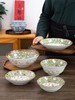 日本兔子碗盘子菜盘家用新款饭碗汤碗 釉下彩饭碗浅盘子平盘深盘12件套装 商品缩略图8