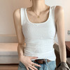 【到手两件】螺纹小背心女大U领吊带（4-314） 商品缩略图9