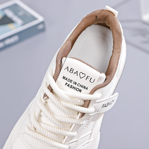 万沃厚底小白鞋女增高板鞋（4-312） 商品图11