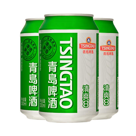 青岛啤酒清爽330ml*24听 商品图3
