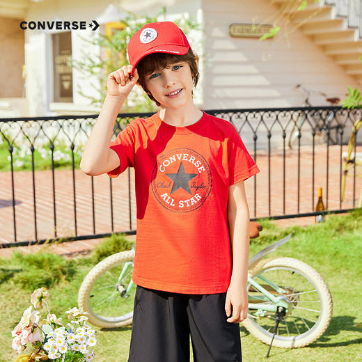 CONVERSE 夏 大童 小童 短袖T恤 CNVB-TE-6500 商品图9