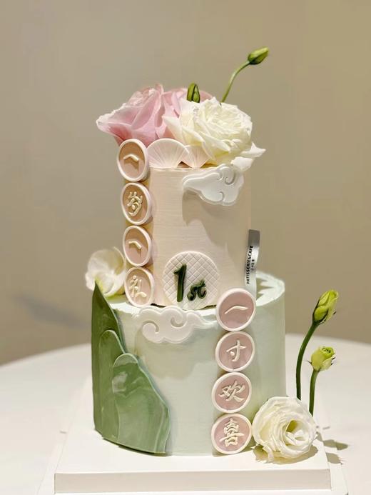 鲜花周岁礼·奶油霜蛋糕 商品图1