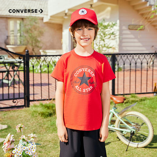CONVERSE 夏 大童 小童 短袖T恤 CNVB-TE-6500 商品图8