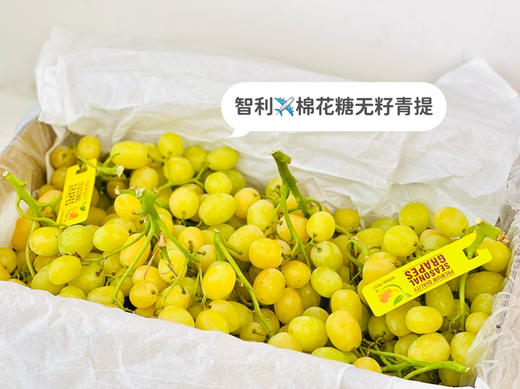 智利空运✈️棉花糖青提，打开盒就是甜甜的清香！果香味浓，带有一股棉花糖的味道 商品图0